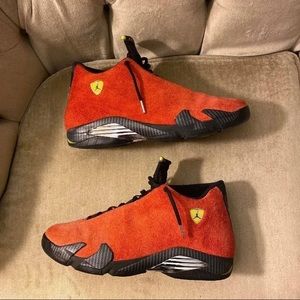 Jordan 14 Ferrari red